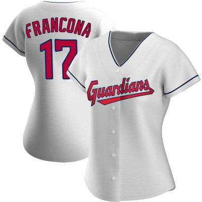 Women's Terry Francona Cleveland Guardians Authentic White Home Jersey