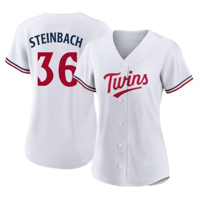 Women's Terry Steinbach Minnesota Twins Authentic White Home Jersey