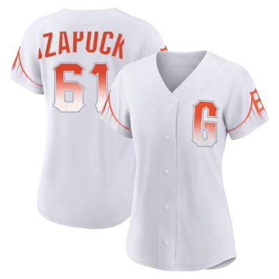 Women's Thomas Szapucki San Francisco Giants Authentic White 2021 City Connect Jersey