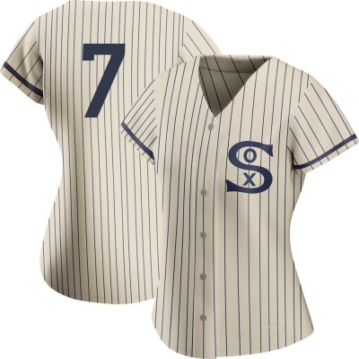 Women's Tim Anderson Chicago White Sox Authentic Cream 2021 Field of Dreams Jersey