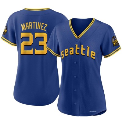 Women's Tino Martinez Seattle Mariners Authentic Royal 2023 City Connect Jersey