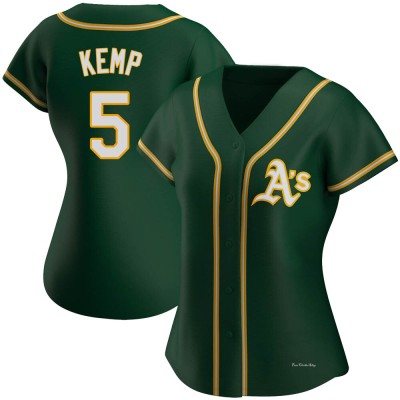 Women's Tony Kemp Oakland Athletics Authentic Green Alternate Jersey