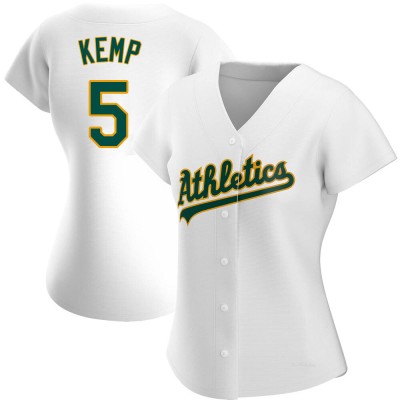 Women's Tony Kemp Oakland Athletics Authentic White Home Jersey