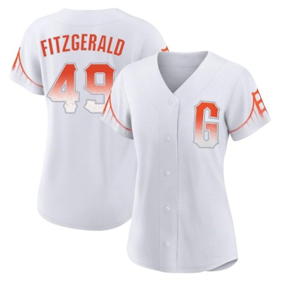 Women's Tyler Fitzgerald San Francisco Giants Authentic White 2021 City Connect Jersey