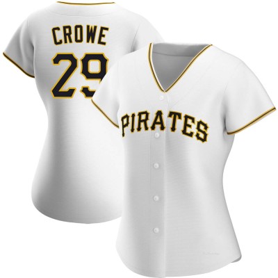 Women's Wil Crowe Pittsburgh Pirates Authentic White Home Jersey