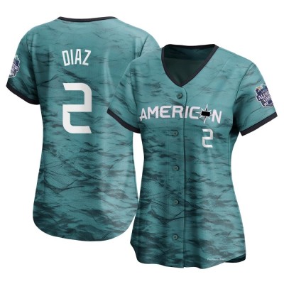 Women's Yandy Diaz Tampa Bay Rays Limited Teal American League Game 2023 All-Star Jersey