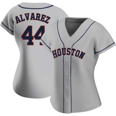 Women's Yordan Alvarez Houston Astros Authentic Gray Road 2020 Jersey