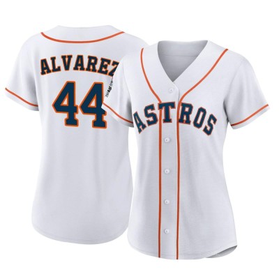 Women's Yordan Alvarez Houston Astros Authentic White 2022 World Series Home Jersey