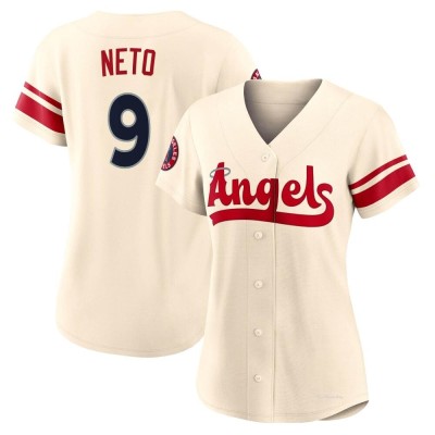 Women's Zach Neto Los Angeles Angels Authentic Cream 2022 City Connect Jersey