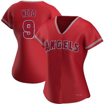 Women's Zach Neto Los Angeles Angels Authentic Red Alternate Jersey