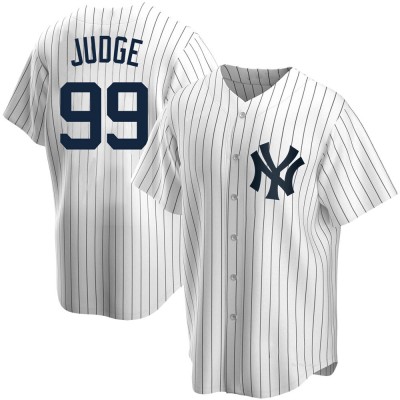 Youth Aaron Judge New York Yankees Replica White Home Jersey