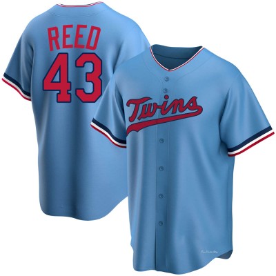 Youth Addison Reed Minnesota Twins Replica Light Blue Alternate Jersey