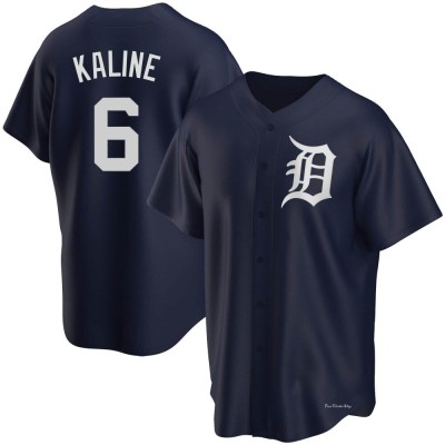 Youth Al Kaline Detroit Tigers Replica Navy Alternate Jersey