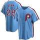 Youth Alec Bohm Philadelphia Phillies Replica Light Blue Road Cooperstown Collection Jersey