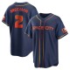 Youth Alex Bregman Houston Astros Replica Navy 2022 City Connect Jersey