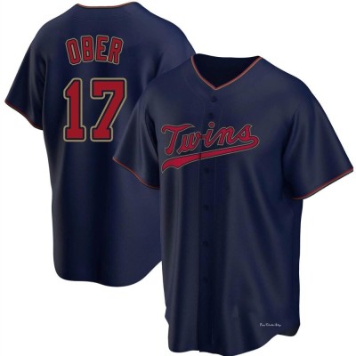 Youth Bailey Ober Minnesota Twins Replica Navy Alternate Jersey