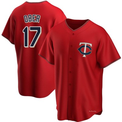 Youth Bailey Ober Minnesota Twins Replica Red Alternate Jersey