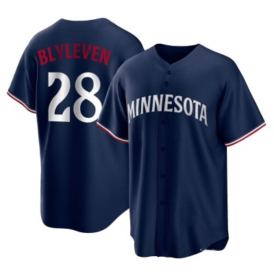 Youth Bert Blyleven Minnesota Twins Replica Navy Alternate Jersey