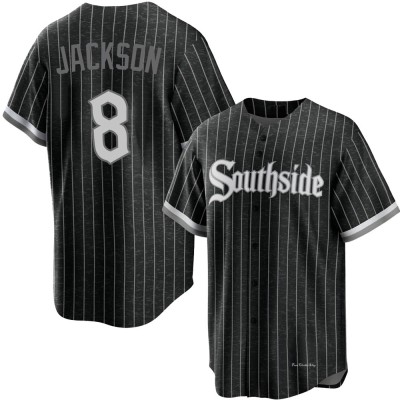 Youth Bo Jackson Chicago White Sox Replica Black 2021 City Connect Jersey