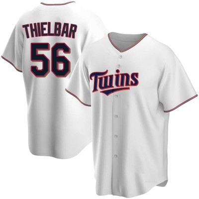 Youth Caleb Thielbar Minnesota Twins Replica White Home Jersey