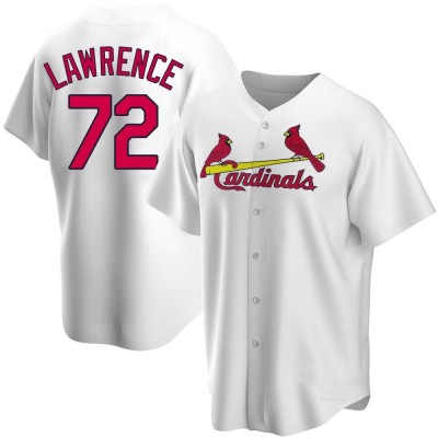 Youth Casey Lawrence St. Louis Cardinals Replica White Home Jersey