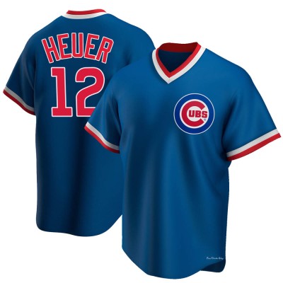 Youth Codi Heuer Chicago Cubs Replica Royal Road Cooperstown Collection Jersey