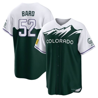 Youth Daniel Bard Colorado Rockies Replica Green 2022 City Connect Jersey