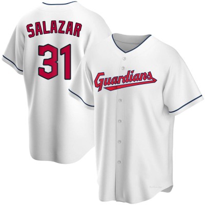 Youth Danny Salazar Cleveland Guardians Replica White Home Jersey