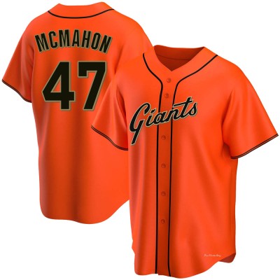 Youth Don Mcmahon San Francisco Giants Replica Orange Alternate Jersey