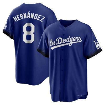 Youth Enrique Hernandez Los Angeles Dodgers Replica Royal 2021 City Connect Jersey