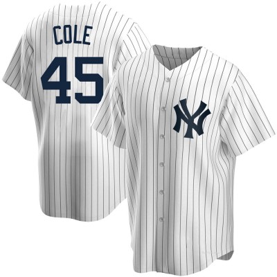 Youth Gerrit Cole New York Yankees Replica White Home Jersey