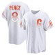 Youth Hunter Pence San Francisco Giants Replica White 2021 City Connect Jersey