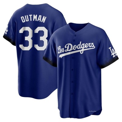 Youth James Outman Los Angeles Dodgers Replica Royal 2021 City Connect Jersey