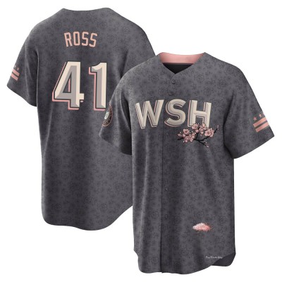 Youth Joe Ross Washington Nationals Replica Gray 2022 City Connect Jersey