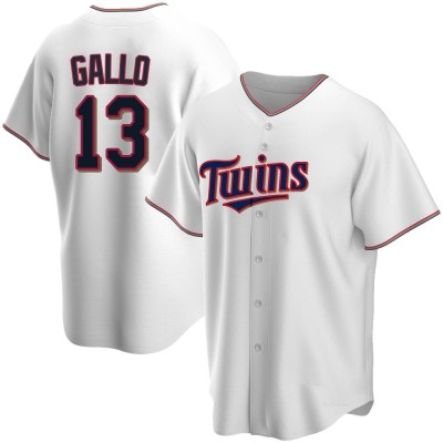 Youth Joey Gallo Minnesota Twins Replica White Home Jersey