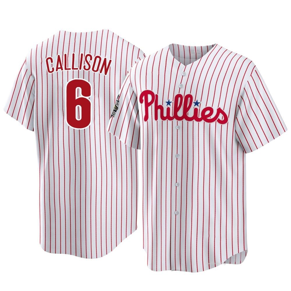 Youth Johnny Callison Philadelphia Phillies Replica White 2022 World ...