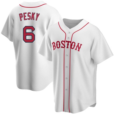 Youth Johnny Pesky Boston Red Sox Replica White Alternate Jersey