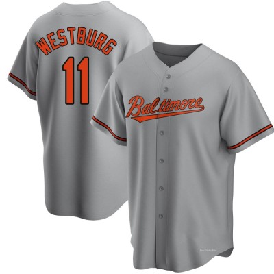 Youth Jordan Westburg Baltimore Orioles Replica Gray Road Jersey