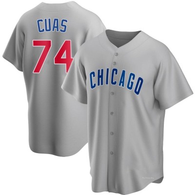 Youth Jose Cuas Chicago Cubs Replica Gray Road Jersey