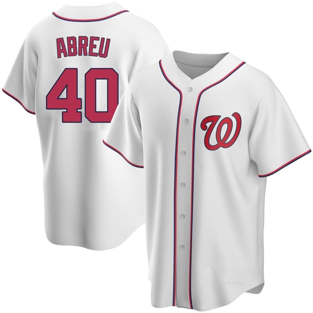 Juan Abreu Youth Washington Nationals Alternate Jersey - Black Holographic  Replica