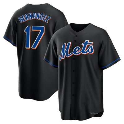 Youth Keith Hernandez New York Mets Replica Black 2022 Alternate Jersey