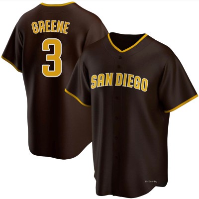 Youth Khalil Greene San Diego Padres Replica Brown Road Jersey