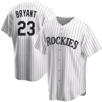 Youth Kris Bryant Colorado Rockies Replica White Home Jersey