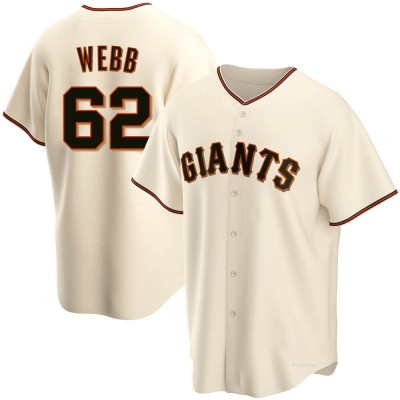 Youth Logan Webb San Francisco Giants Replica Cream Home Jersey