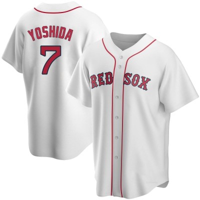 Youth Masataka Yoshida Boston Red Sox Replica White Home Jersey