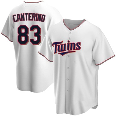 Youth Matt Canterino Minnesota Twins Replica White Home Jersey