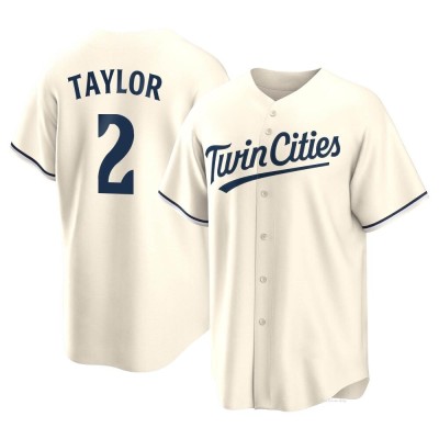 Youth Michael Taylor Minnesota Twins Replica Cream Alternate Jersey