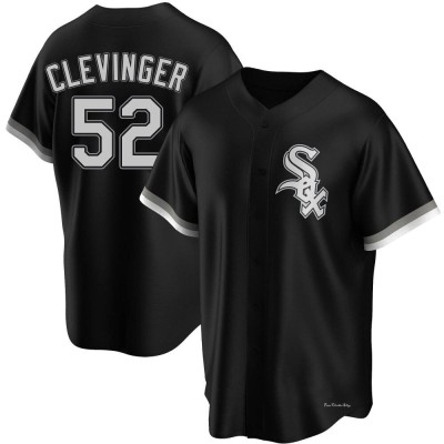 Youth Mike Clevinger Chicago White Sox Replica Black Alternate Jersey