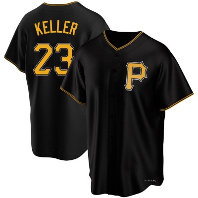 Youth Mitch Keller Pittsburgh Pirates Replica Black Alternate Jersey