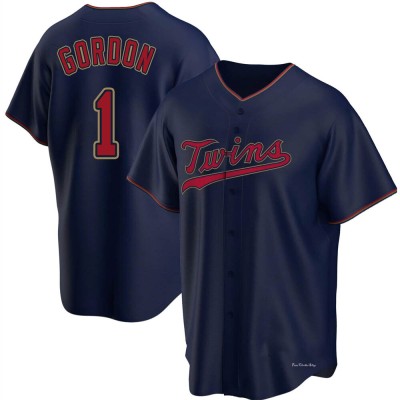 Youth Nick Gordon Minnesota Twins Replica Navy Alternate Jersey